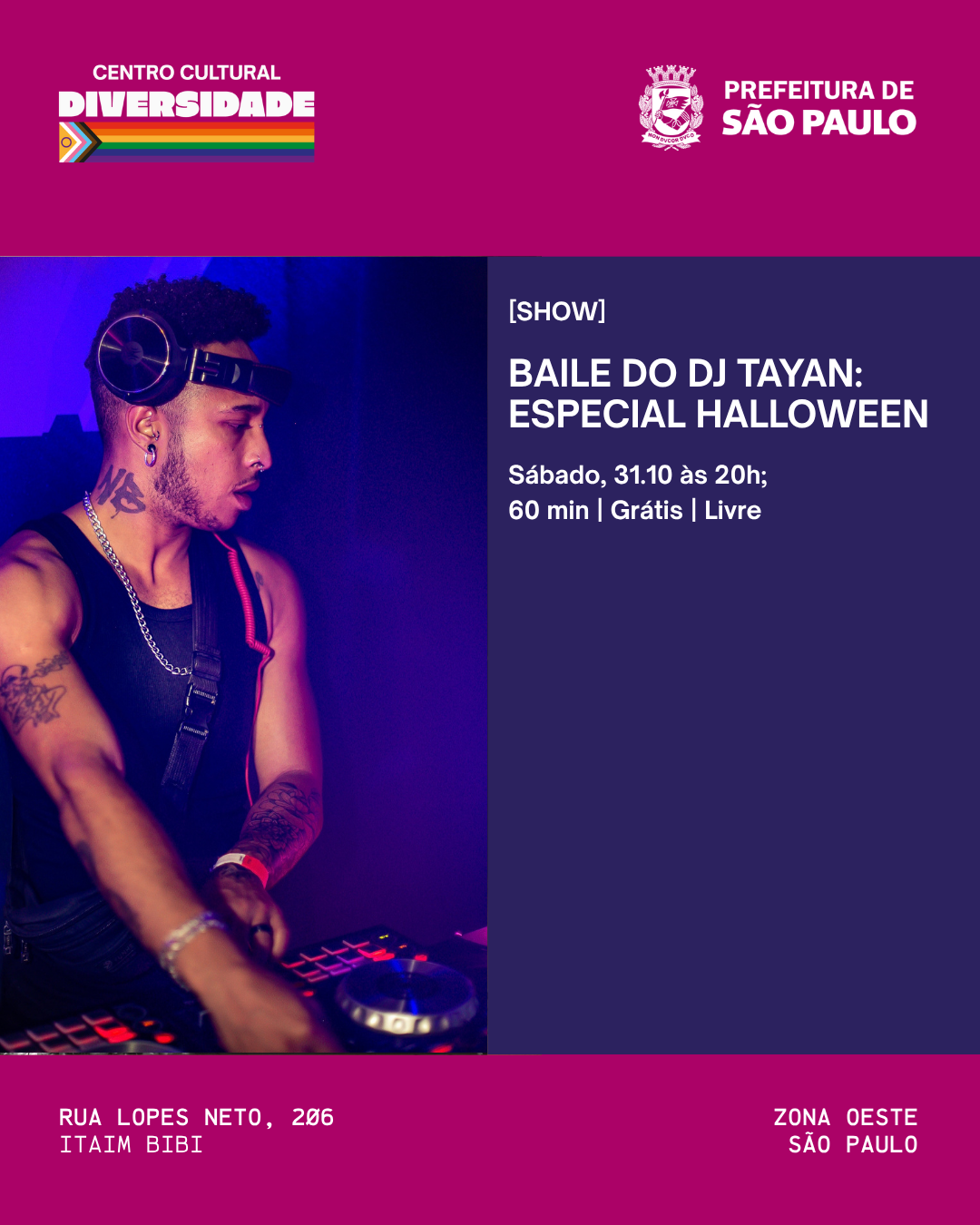 Imagem da fonte — Baile do Dj Tayan: Especial Halloween