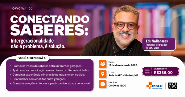 Imagem do evento Workshop Conectando Saberes: Intergeracionalidade não é problema, é solução.