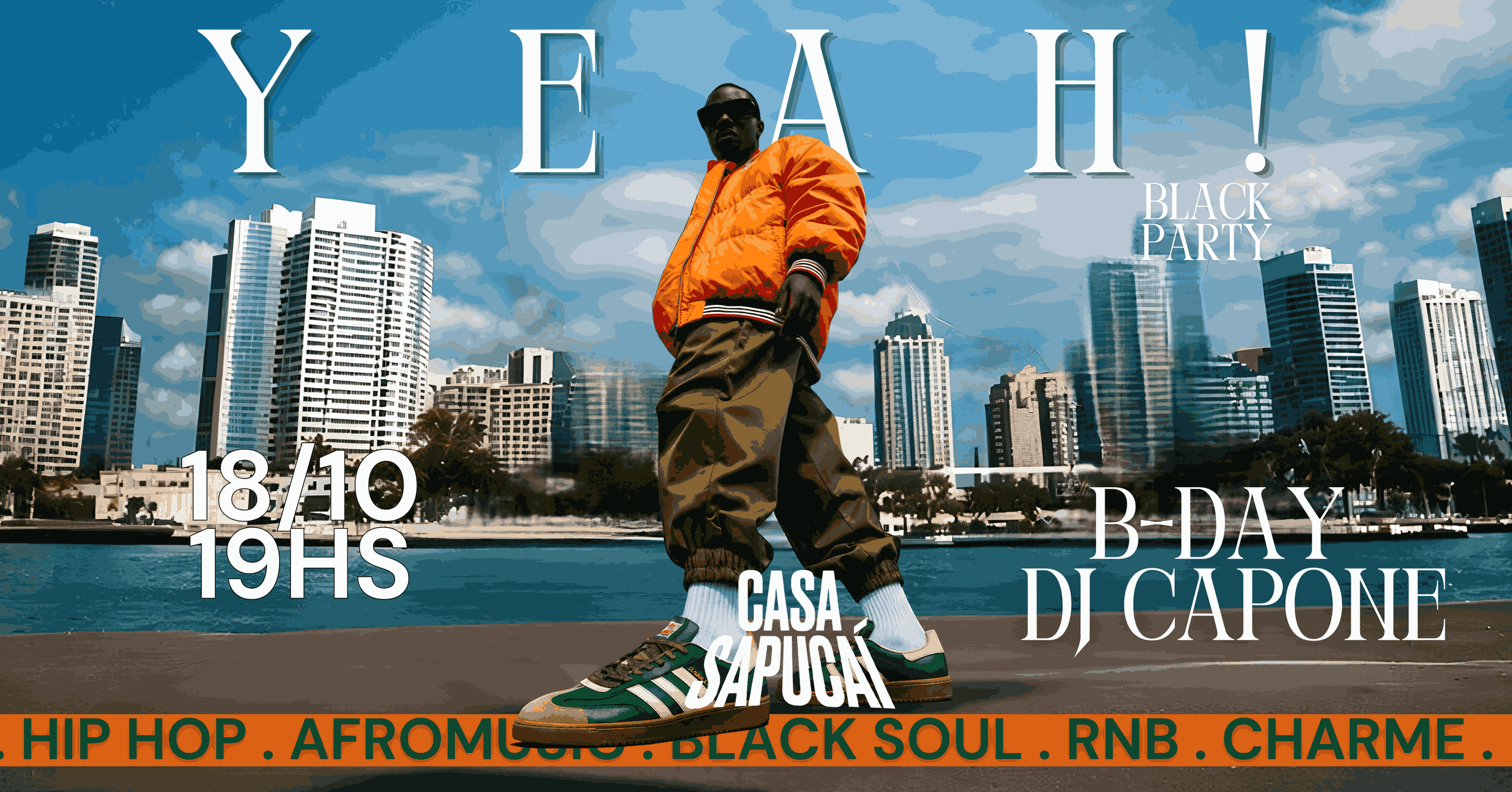 YEAH! - B-DAY CAPONE - Hiphop, Afromusic, black soul, Rap, R&amp;B - Belo Horizonte, MG