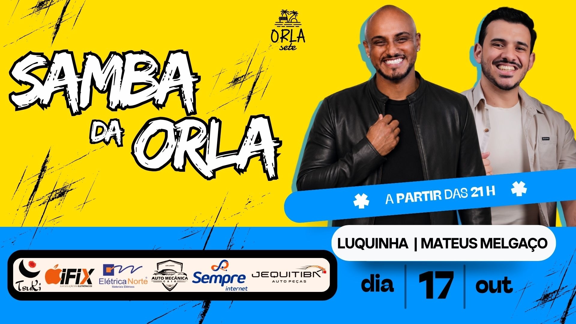 SAMBA DA ORLA - 17 DE OUTUBRO - Sete Lagoas, MG