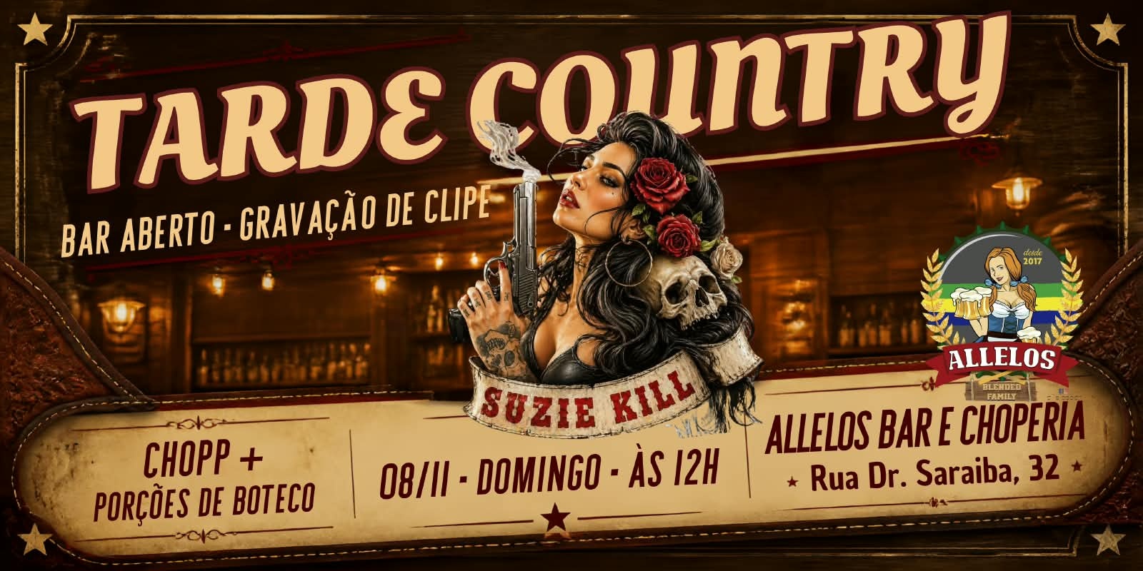 Tarde Country Texano com Bar Aberto ! - Ribeirão Preto, SP