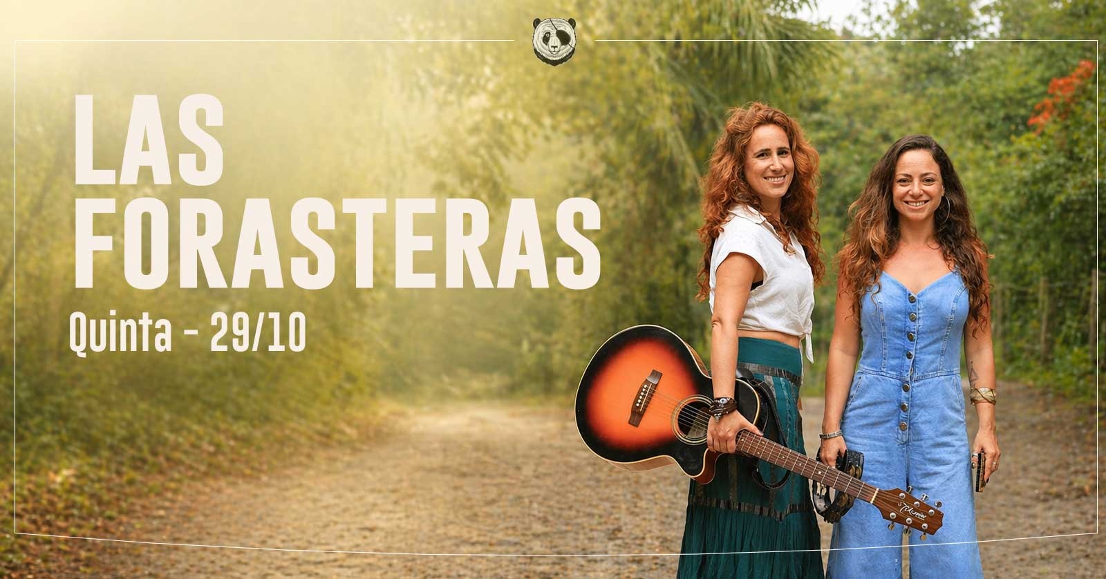 Imagen de la fuente — LAS FORASTERAS AO VIVO NO PANDA
