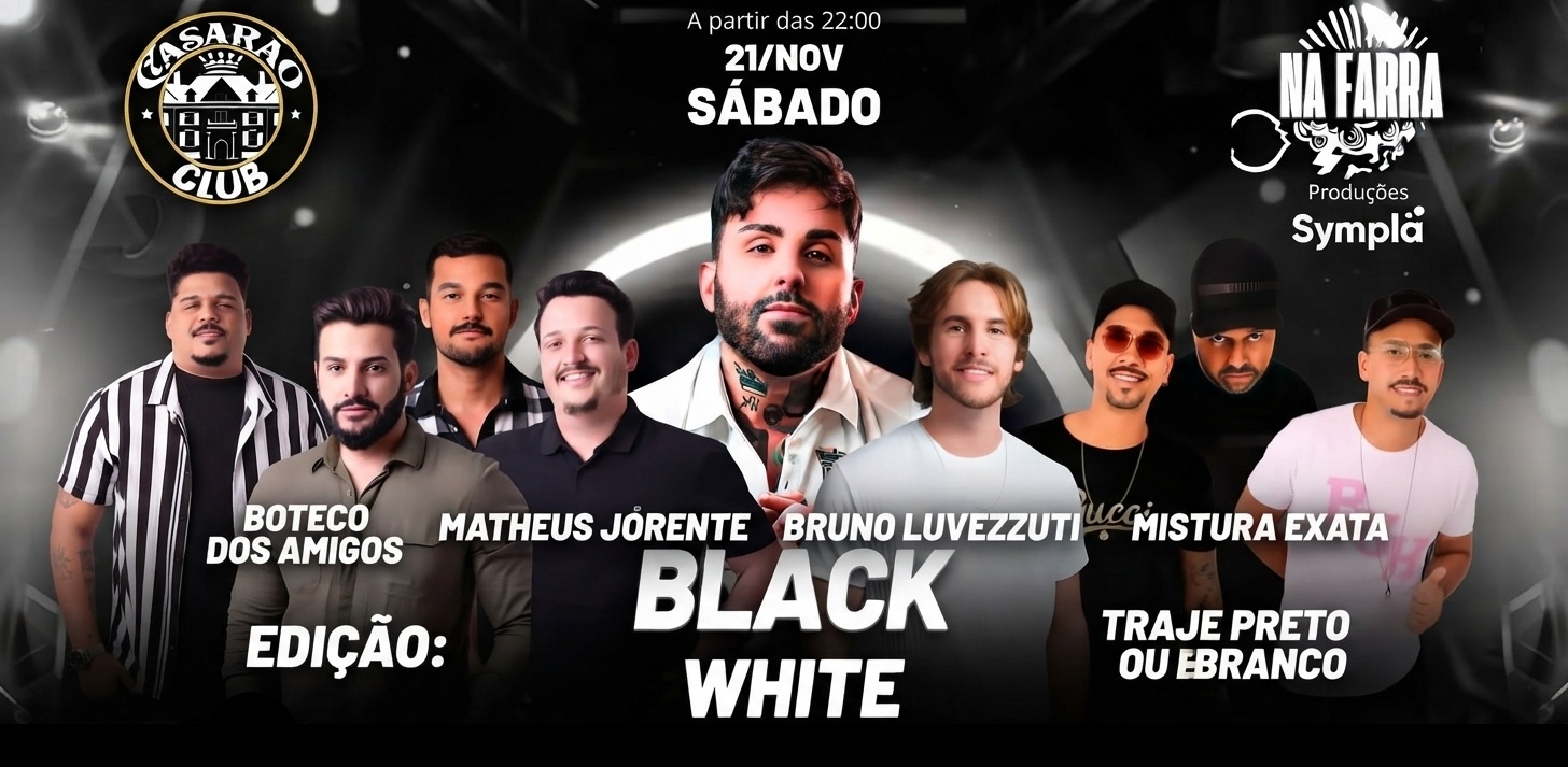 NA FARRA - EDIÇÃO BLACK & WHITE - Mococa, SP