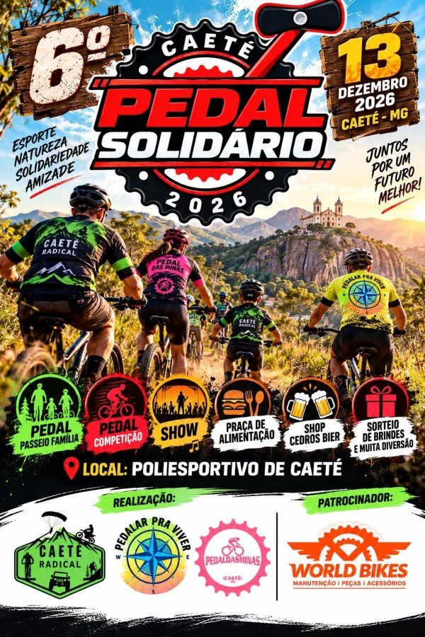 Imagem do evento Pedal Solidário 2026