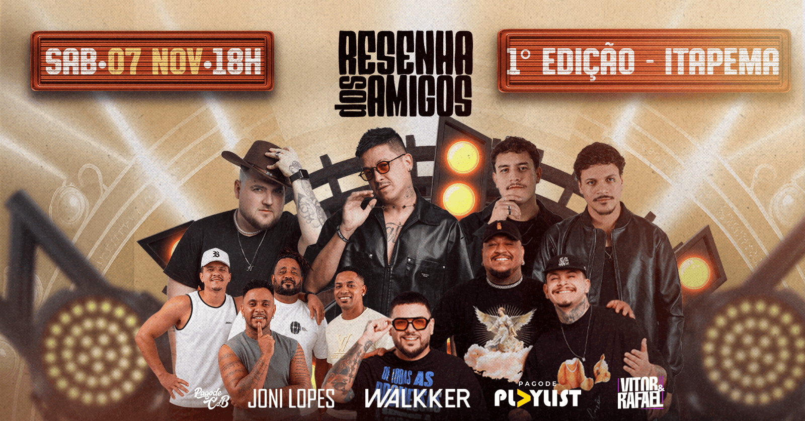 Resenha dos Amigos 1° Edição - 2 LOTE - Itapema, SC