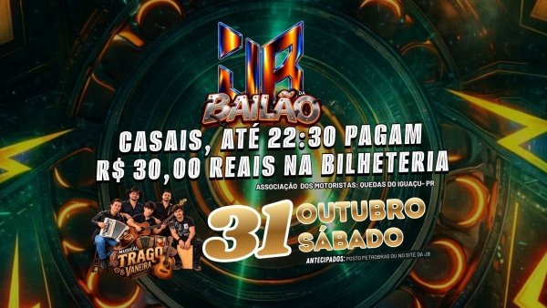 Imagem do evento BAILÃO DA JB - MUSICAL TRANCO E VANEIRA