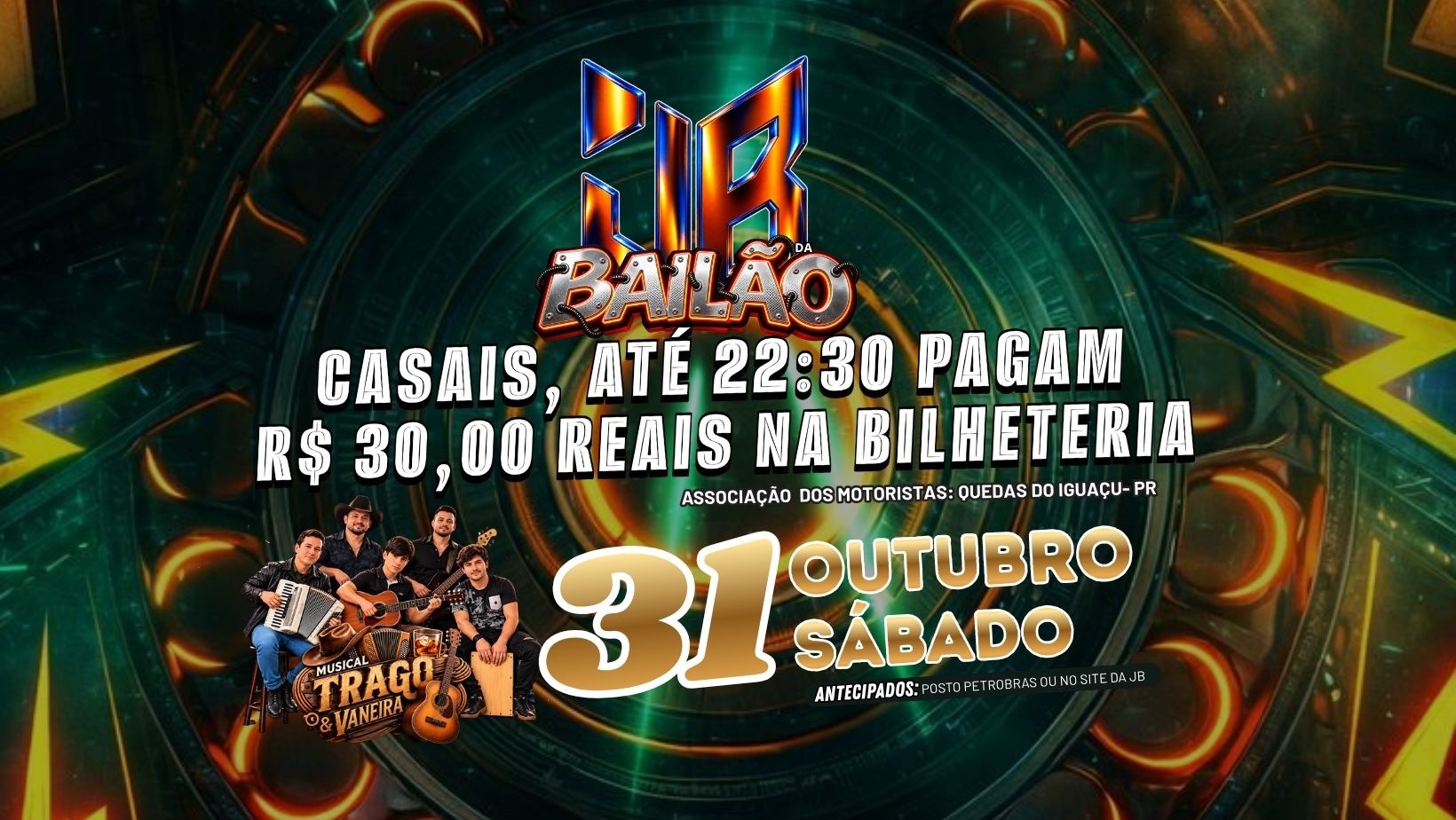 BAILÃO DA JB - MUSICAL TRANCO E VANEIRA - Quedas do Iguaçu, PR