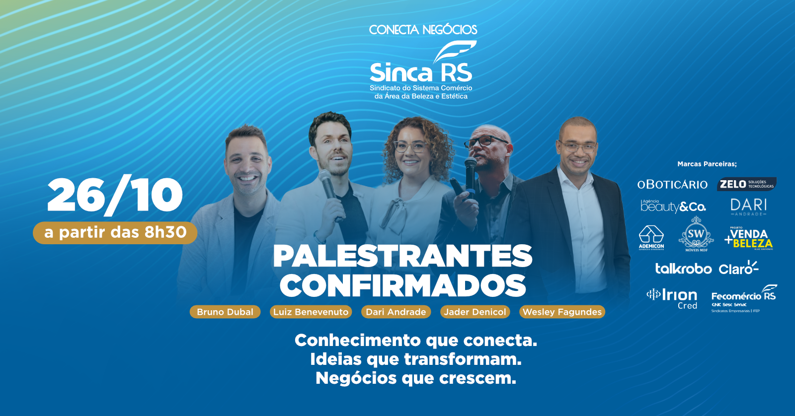 Afbeelding van de bron — CONECTA SINCA RS 2026 NEGÓCIOS