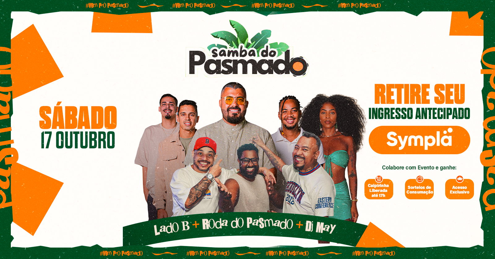 Samba do Pasmado com Lado B - Rio de Janeiro, RJ