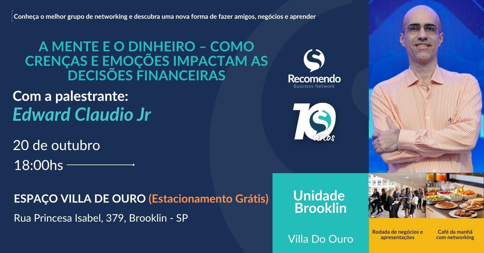 Grupo Recomendo - Unidade Brooklin - Villa do Ouro - Fazendo parcerias e negócios!