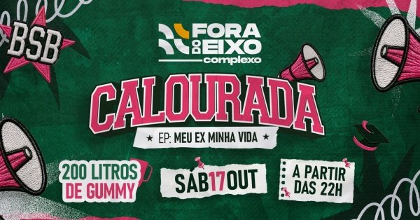 Imagem do evento Calourada Bsb - 17 de Outubro