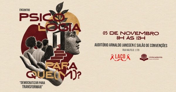 Imagem do evento Psicologia para que(m)? | Democratizar para transformar