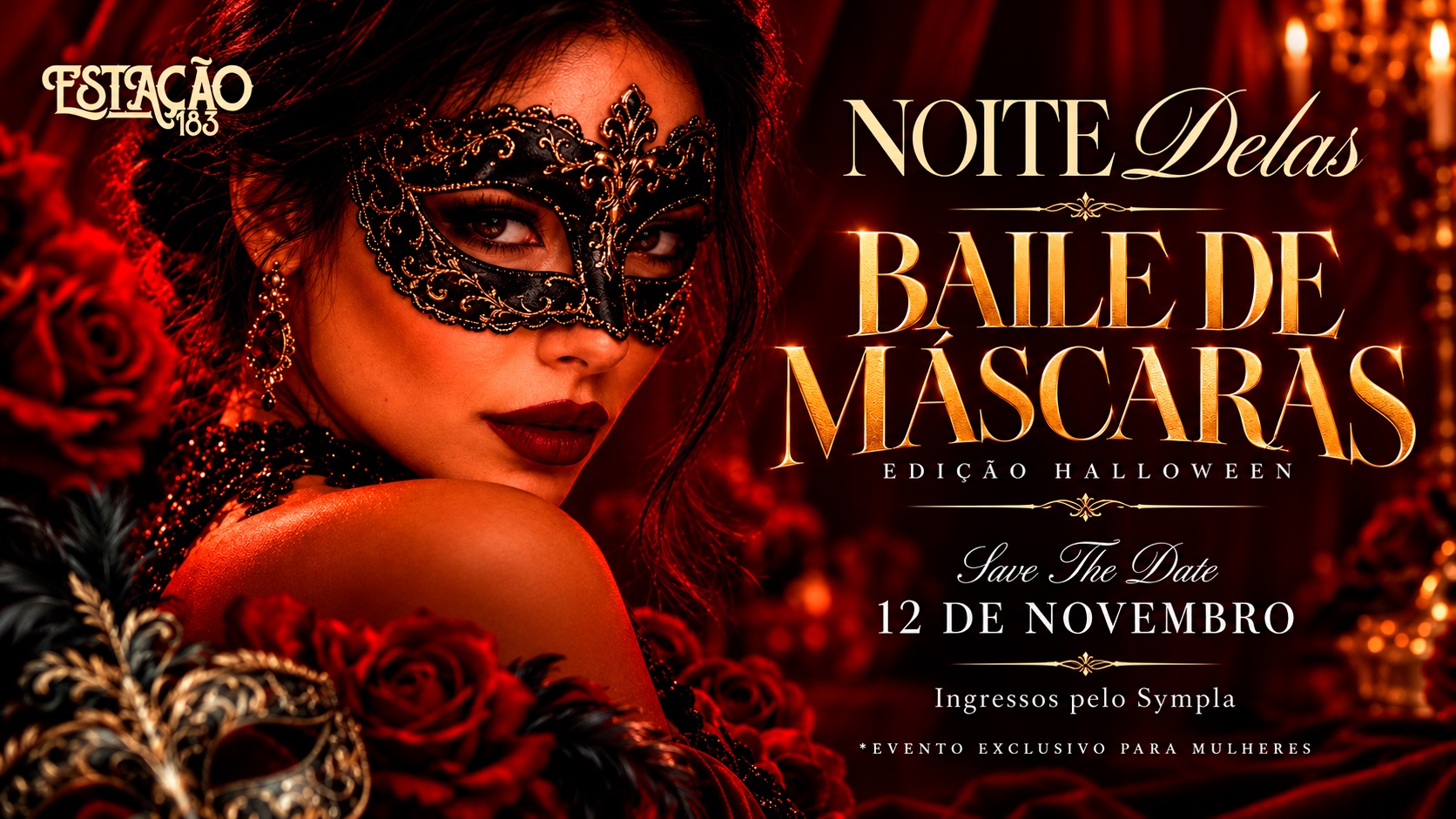 Noite Delas Especial Halloween - Baile de Mascaras