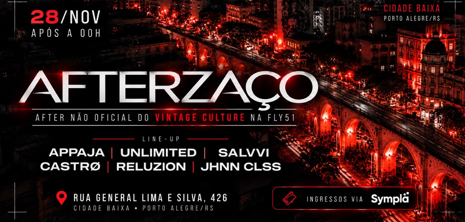 Source image — AFTERZAÇO / AFTER NÃO OFICIAL VNTG NA FLY51 / 28.11 - APÓS A 00H