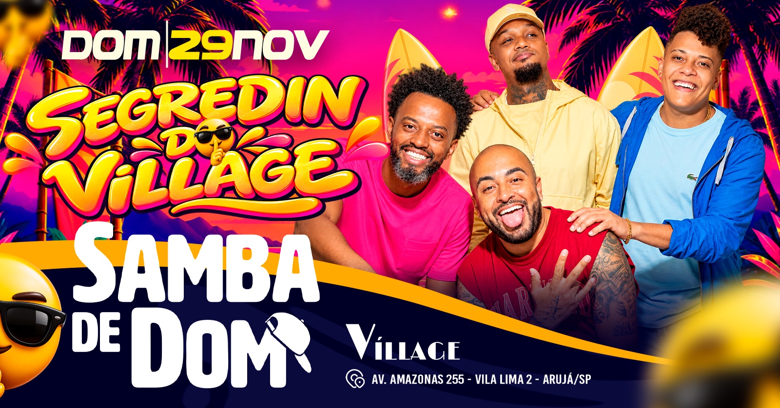 Segredin do Village - Samba de Dom - Arujá, SP