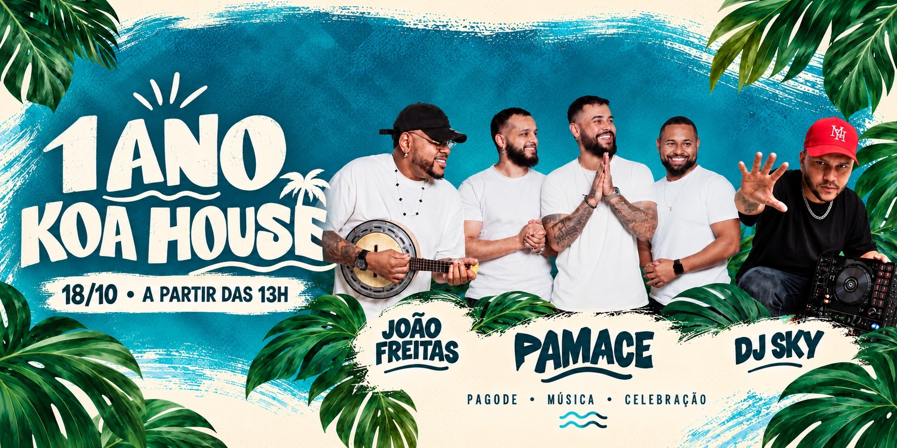 1 Ano de KOA House |pagode ao vivo