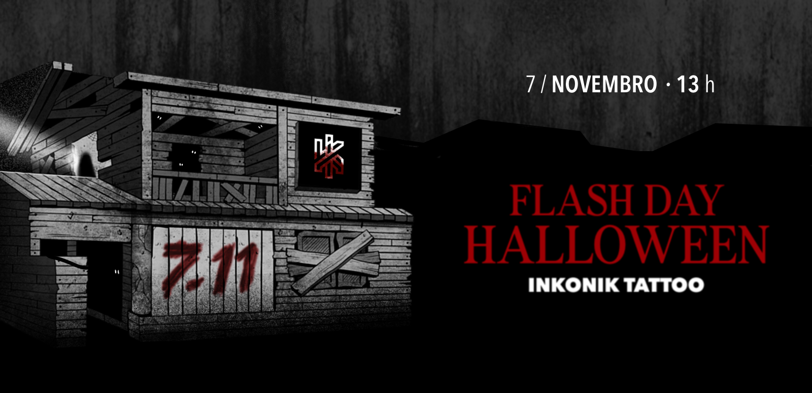 Immagine della fonte — Flashday Halloween Inkonik Tattoo