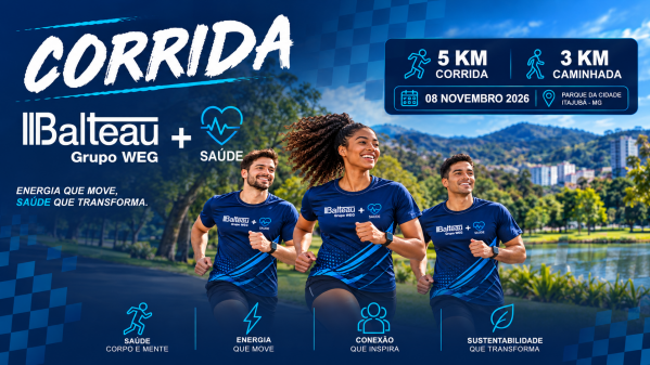 Imagem do evento Corrida Balteau Grupo WEG + Saúde
