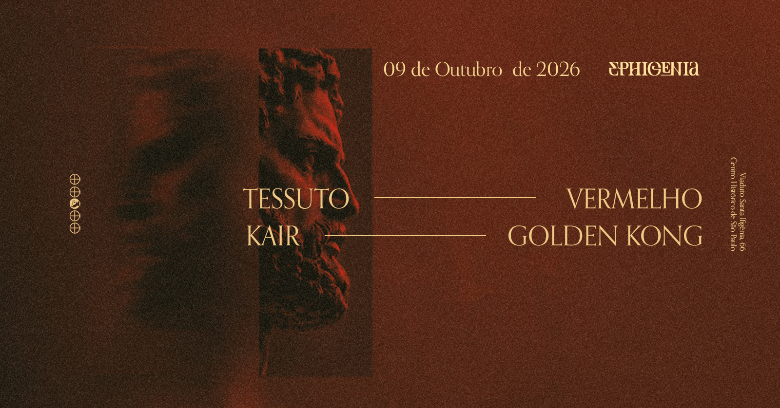 Imagem da fonte — Tessuto, Vermelho, KAIR e Golden Kong @ EPHIGENIA