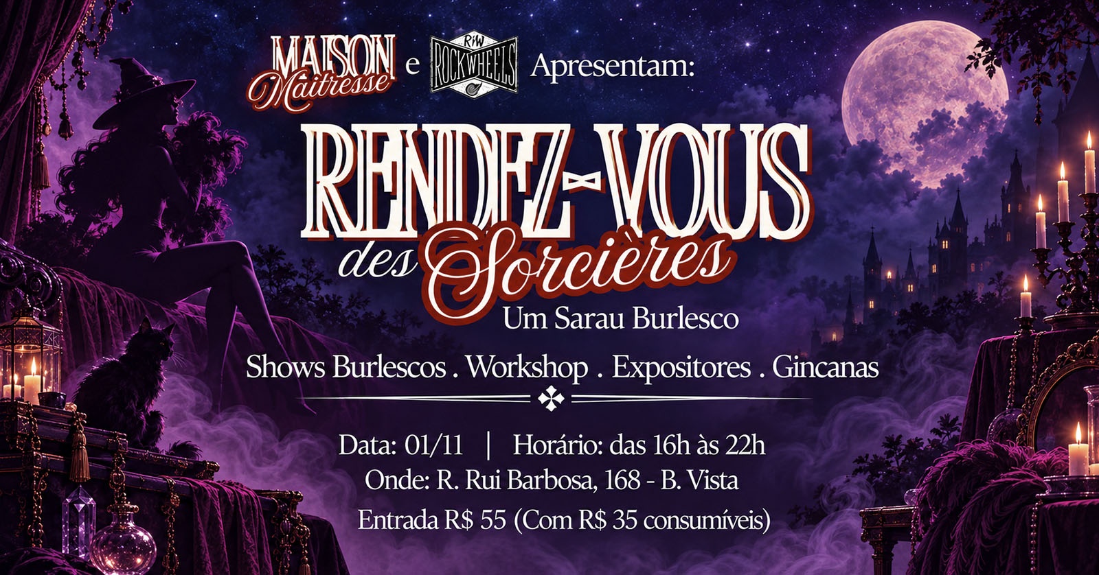 RENDEZ-VOUS - Halloween Burlesco - São Paulo, SP