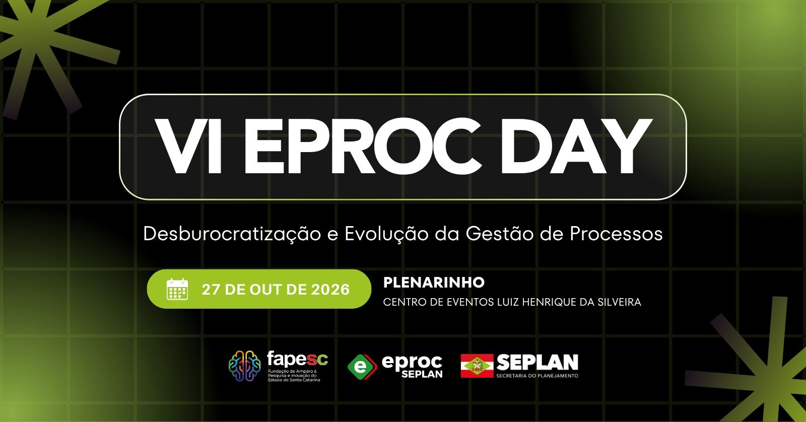 Image de la source — VI EPROC DAY – Desburocratização e Evolução da Gestão de Processos