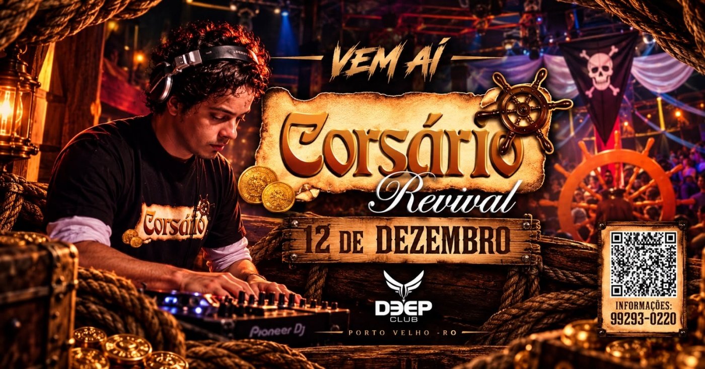 Afbeelding van de bron — FESTA CORSÁRIO REVIVAL - 2026