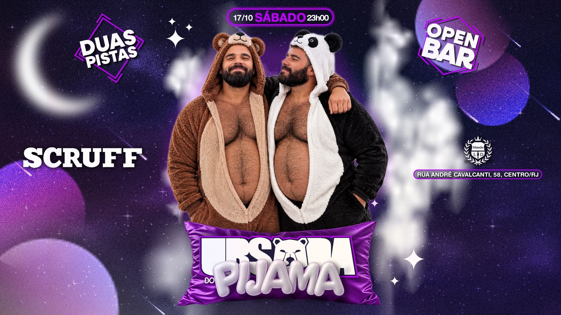 URSADA DO PIJAMA | MEGA OPEN BAR (17/10) SÁBADO (LAPA) - Rio de Janeiro, RJ