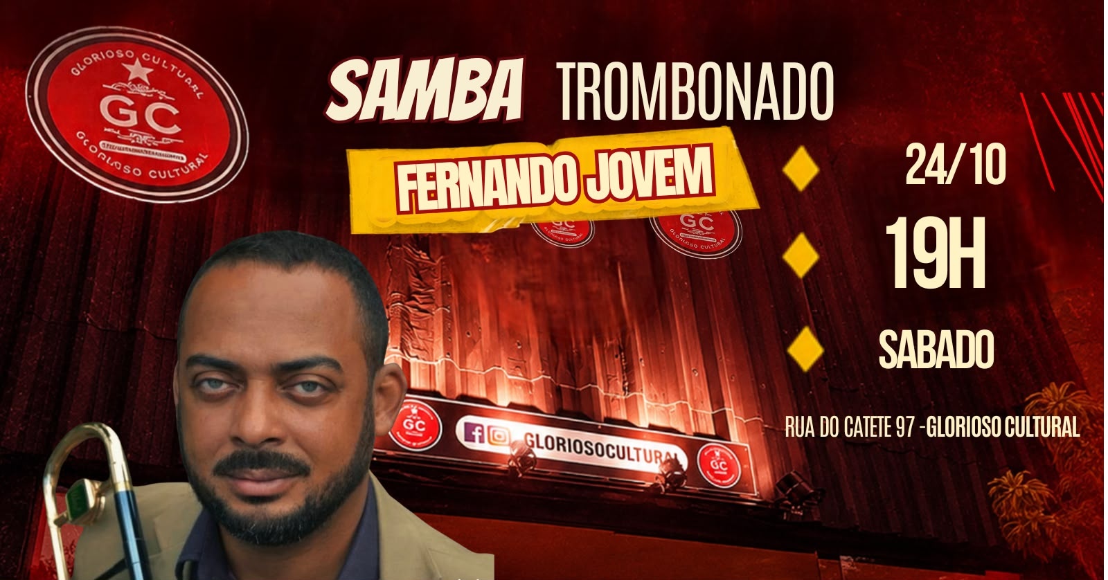 Samba Trombonado, com Fernando Jovem e Convidados - Rio de Janeiro, RJ