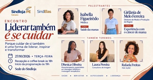Imagem do evento SindElas  Liderar também é se cuidar - Encontro para Empreendedoras