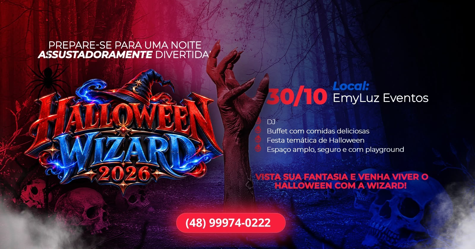 Halloween Wizard 2026 - Tijucas, SC