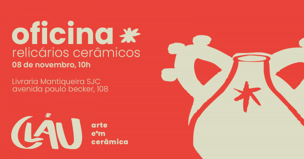 Imagem do evento oficina relicário cerâmico