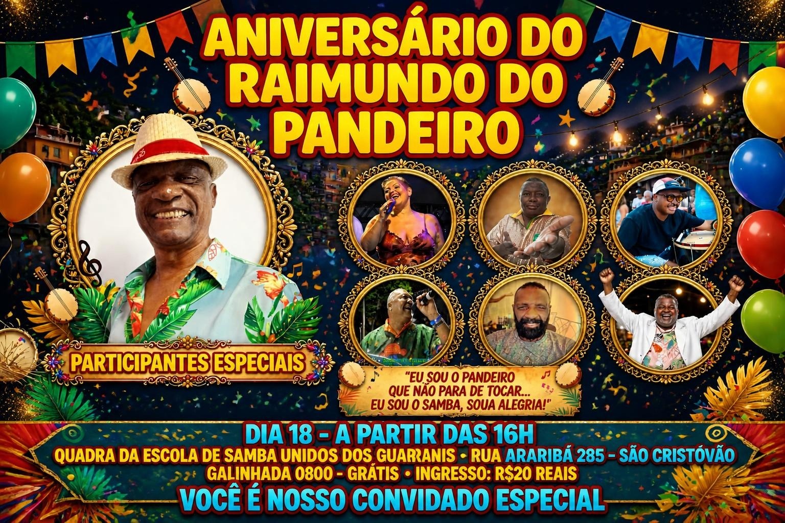 ANIVERSÁRIO DO RAIMUNDO DO PANDEIRO - Belo Horizonte, MG