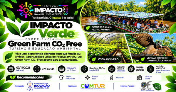 Imagem do evento IMPACTO Verde | Experiência Green Farm CO Free
