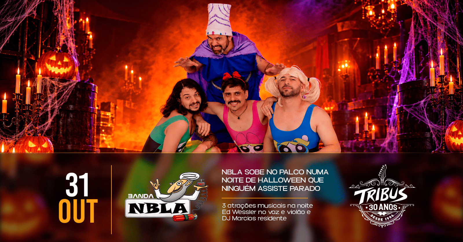 HALLOWEN DO TRIBUS - Banda NBLA - Balneário Camboriú, SC