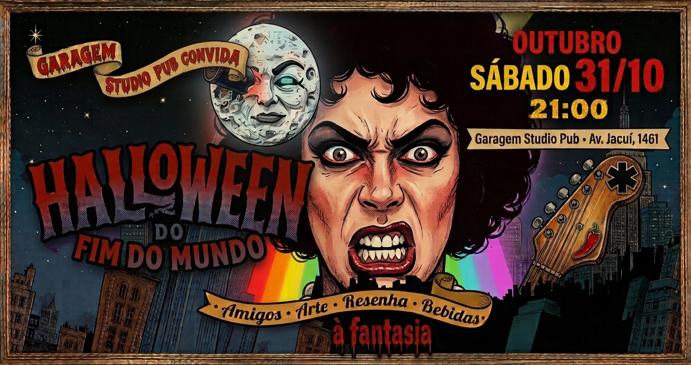 Immagine della fonte — Halloween do ~Fim~ do Mundo - BENEFICENTE! 4.2 do B3NDr | Tributo RHCP + DJs Kallab, Hell.en & B3NDr