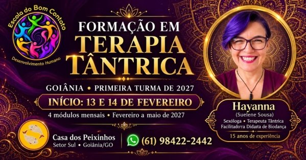 Imagem do evento Formação em Terapia Tântrica em Goiânia (Presencial)