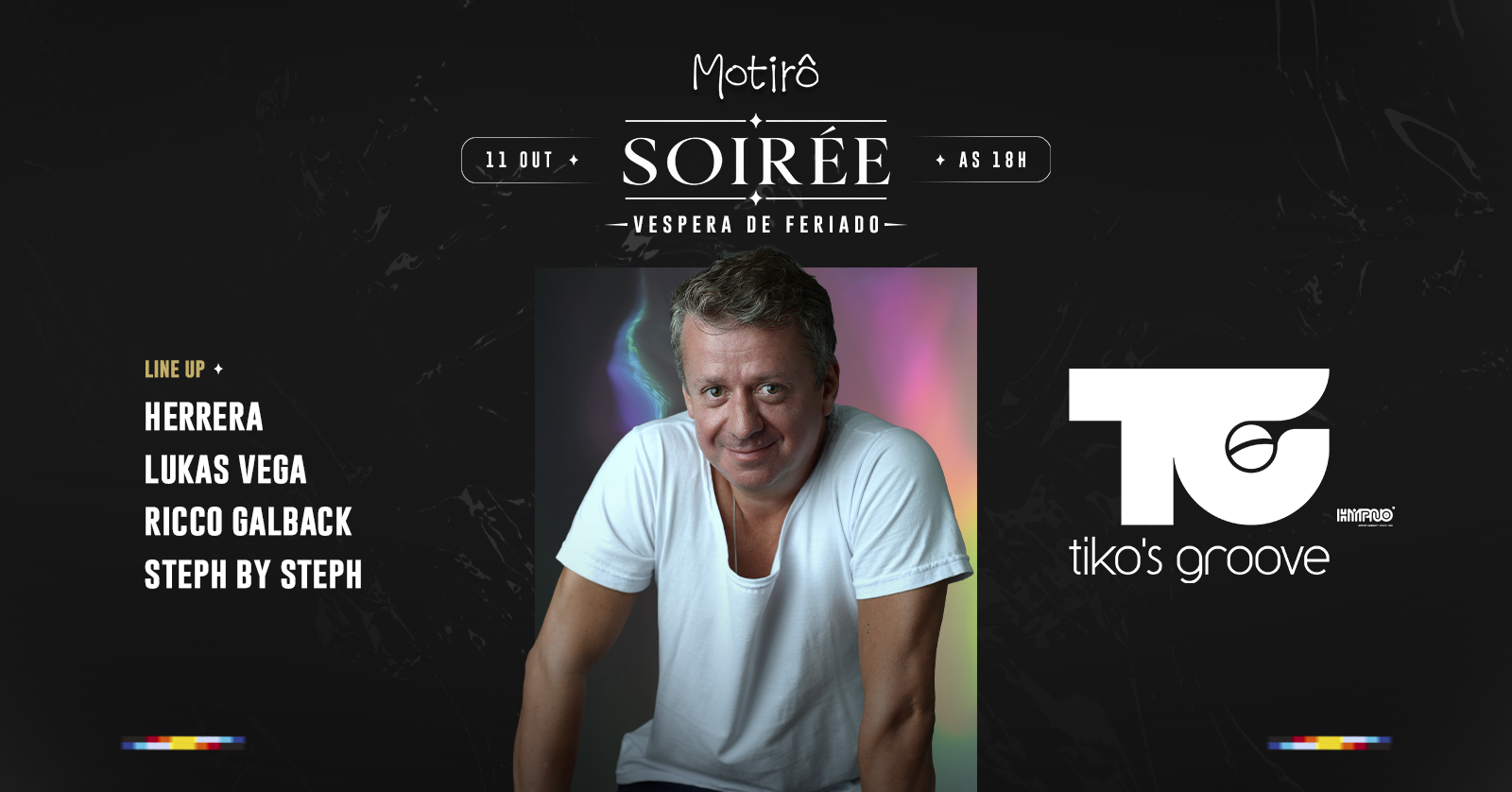 Imagem da fonte — SOIRÉE VÉSPERA DE FERIADO: TIKOS GROOVE @ MOTIRÔ | DOMINGO 11.10