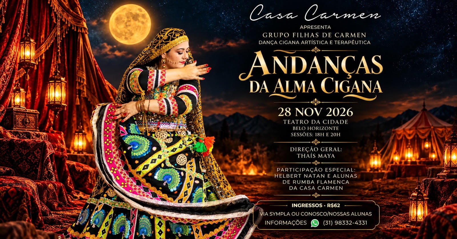 出典の画像 — AnDanças da Alma Cigana - Espetáculo do Grupo Filhas de Carmen