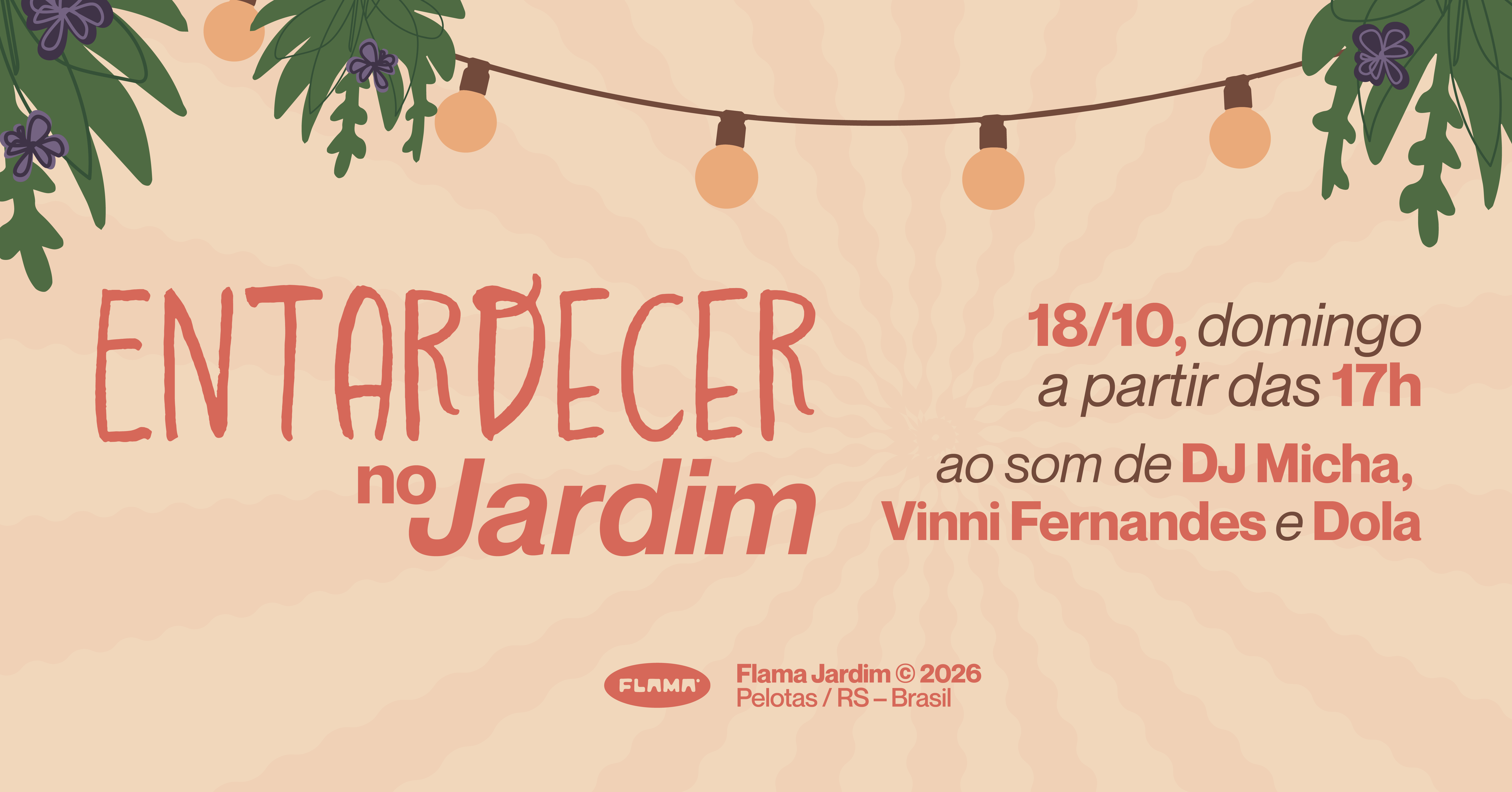 Entardecer no jardim