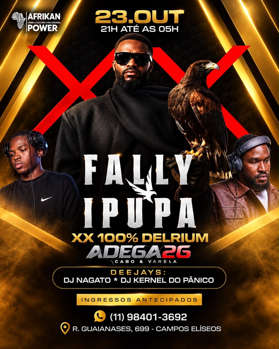 AfrikanPower 100% DELRIUM - São Paulo, SP