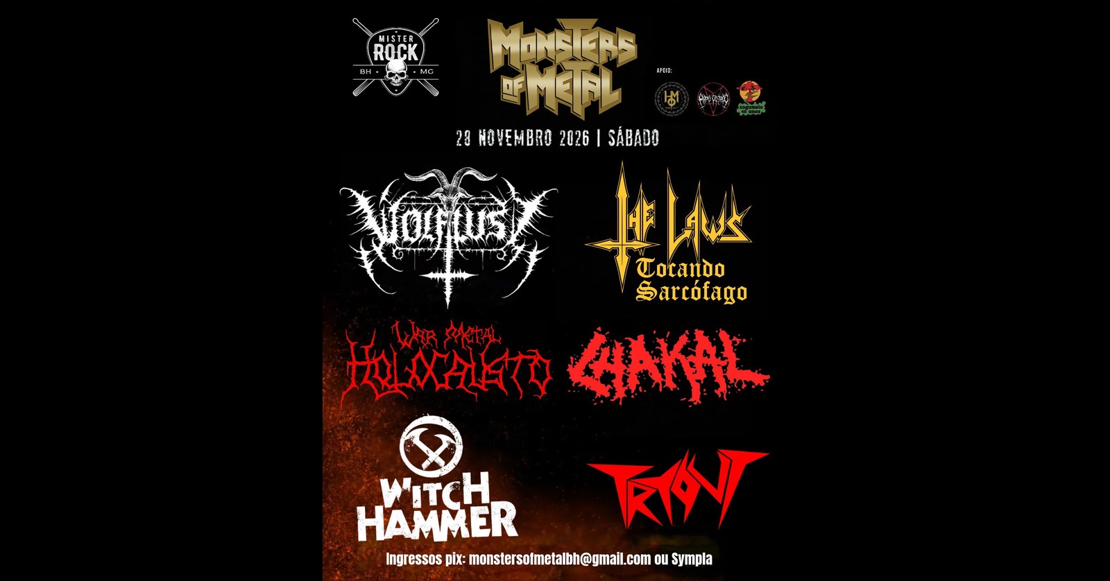 来源图片 — Monsters of metal BH 2026