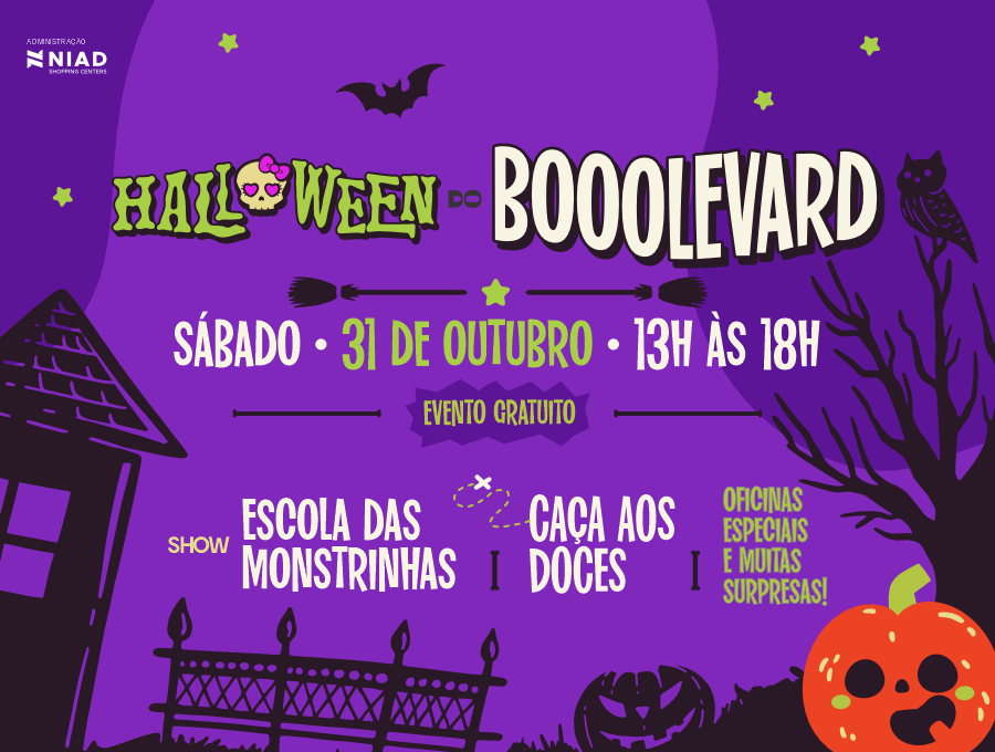 Imagem da fonte — Caça aos Doces Halloween Booolevard 2026