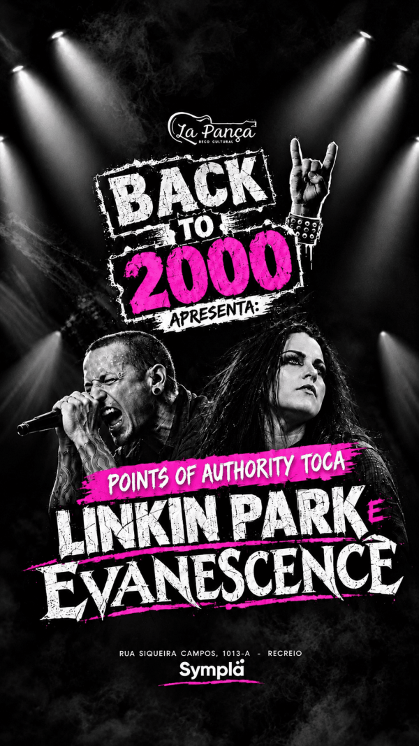 Imagem do evento POINTS OF AUTHORITY TOCA LINKIN PARK/EVANESCENCE