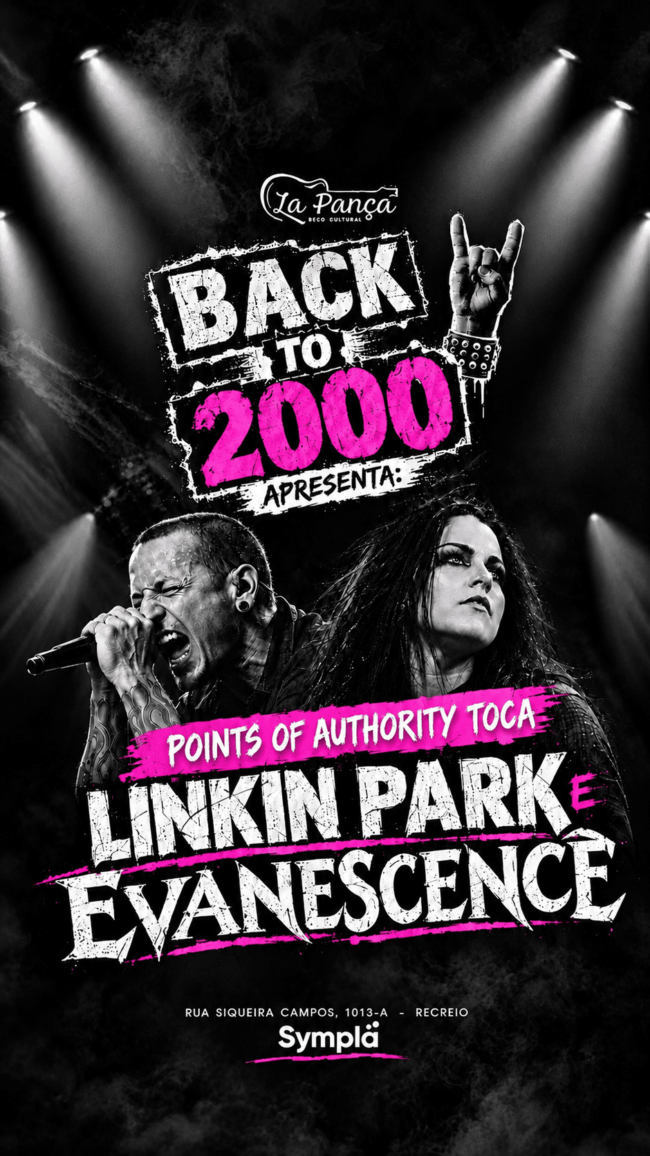 POINTS OF AUTHORITY TOCA LINKIN PARK/EVANESCENCE - Vitória da Conquista, BA