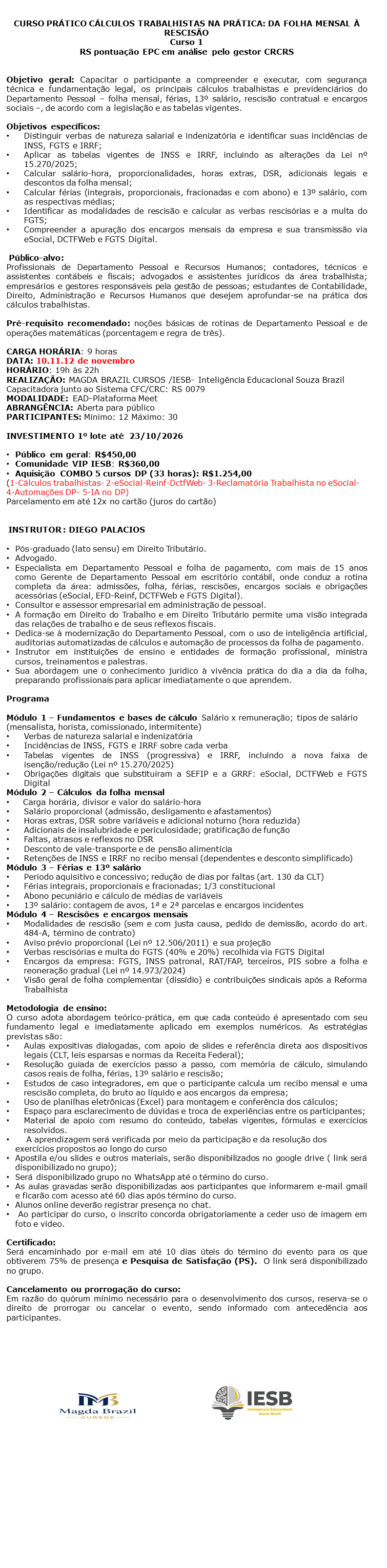 Imagem 1 da descrição do evento