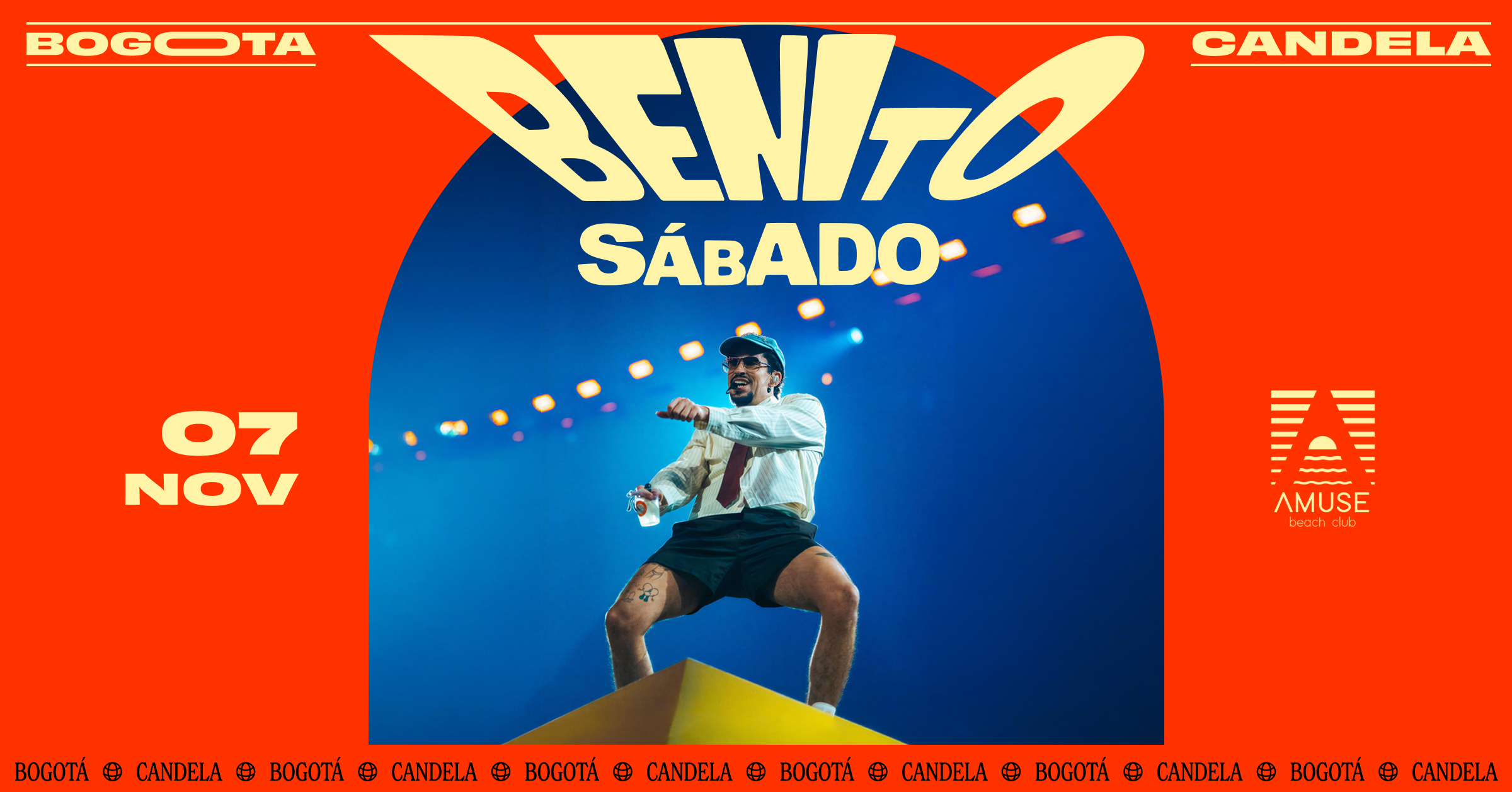 Benito Sábado | 07 nov. | Amuse Beach Club (São Vicente) - São Vicente, SP