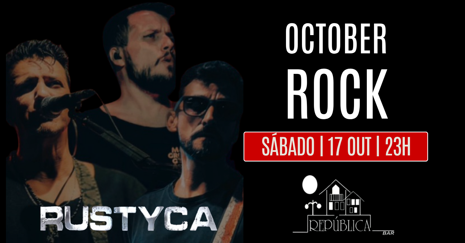 OCTOBER ROCK com RUSTYCA - República Bar