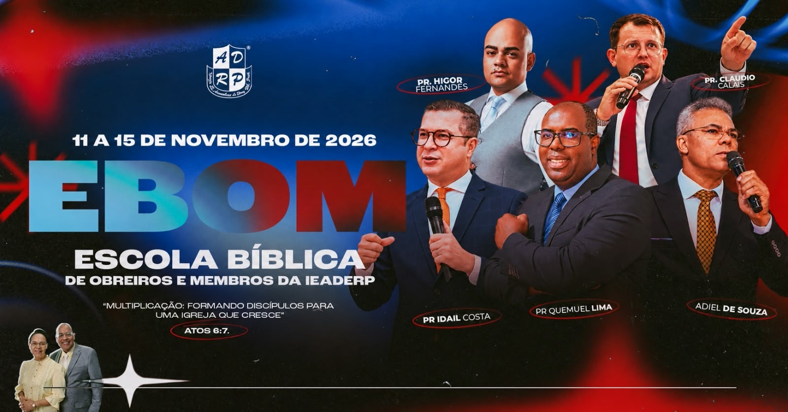 EBOM - ESCOLA BÍBLICA DE OBREIROS E MEMBROS DA IEADERP
