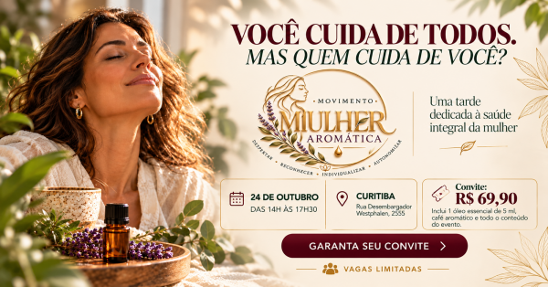 Imagem do evento Movimento Mulher Aromática  Uma experiência de conexão e transformação