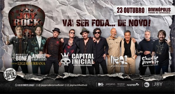 Imagem do evento JOY ROCK FESTIVAL 12 ANOS !